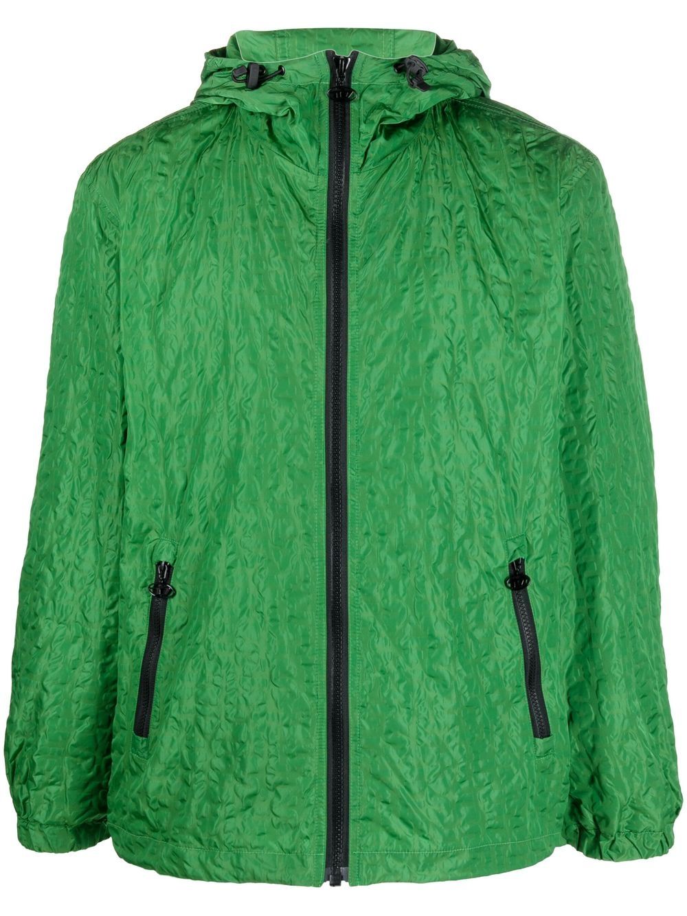 crinkled-finish windbreaker