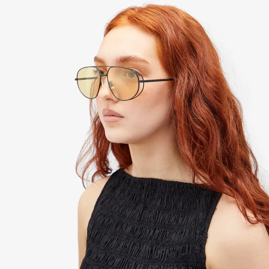 sunglasses black & yellow