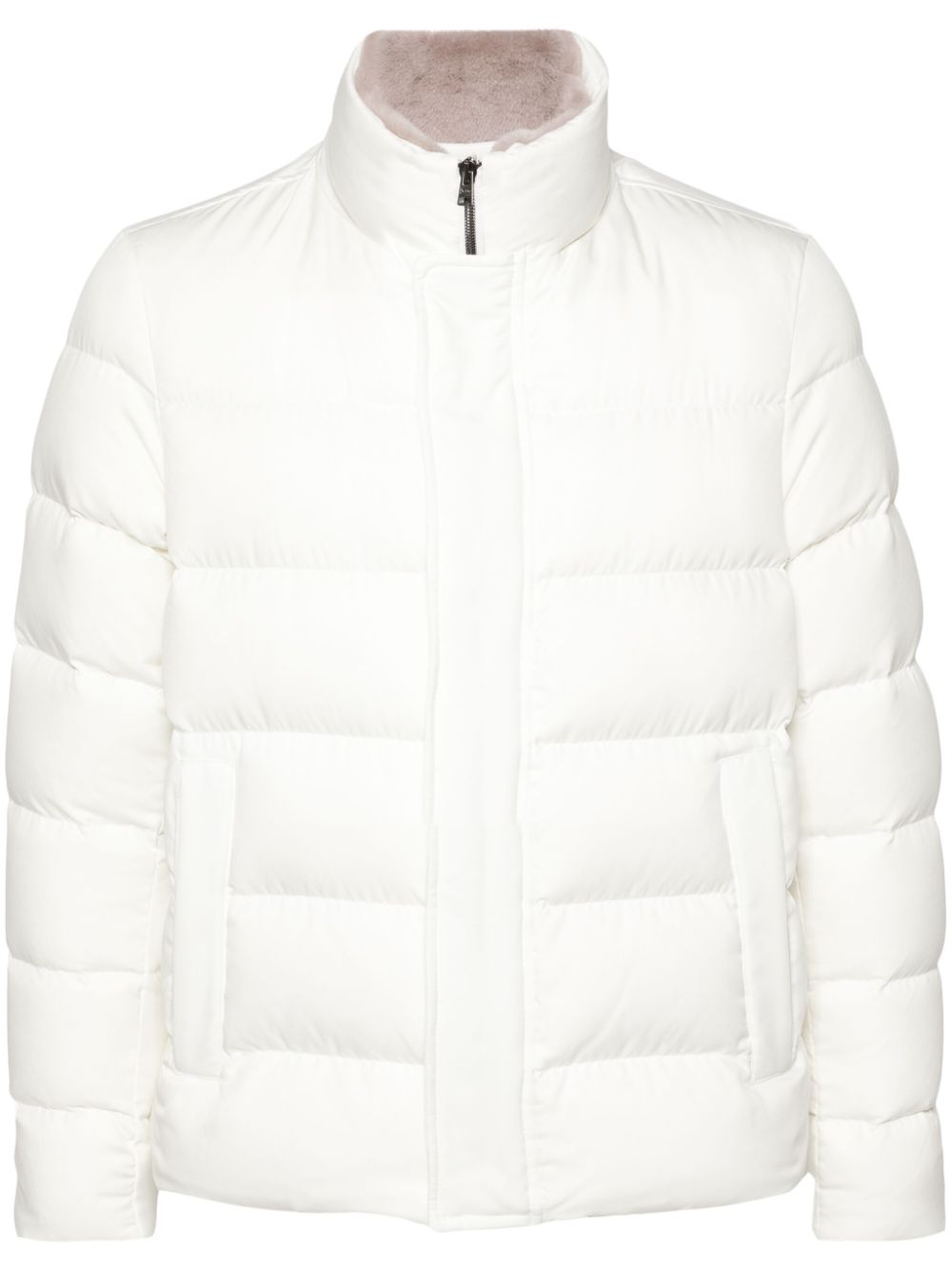 quilted puffer jacket