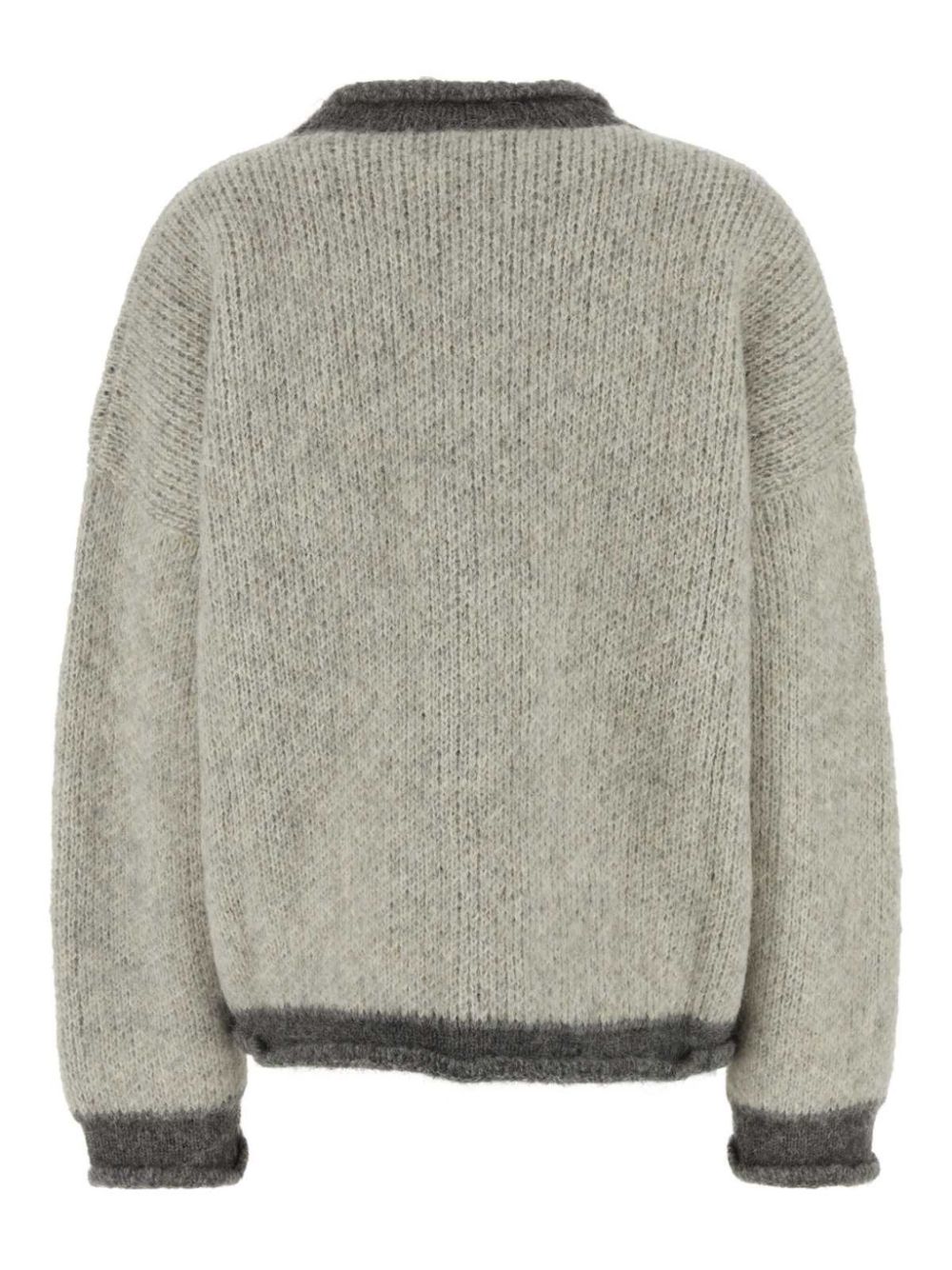 intarsia-knit logo sweater