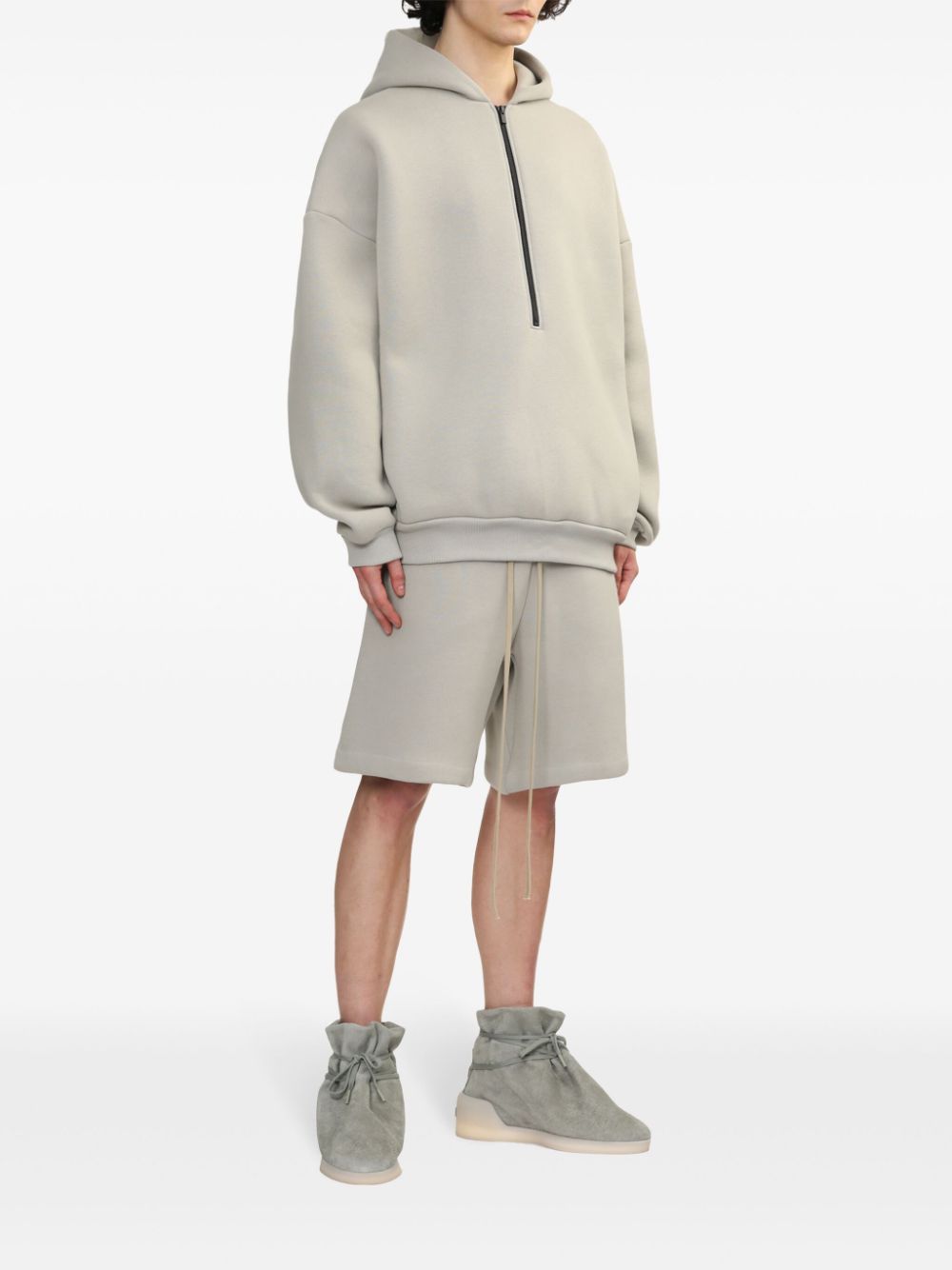 half-zip hoodie
