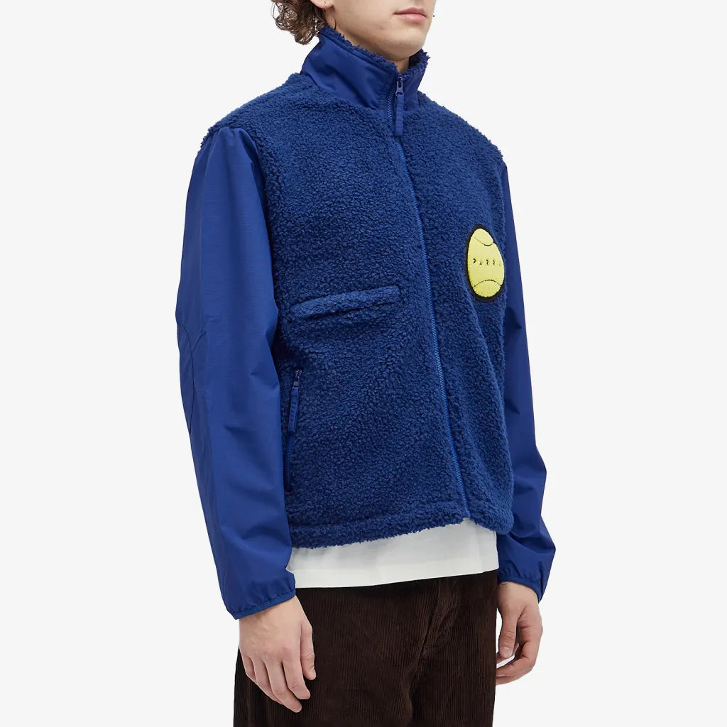 balled fleece jacket
