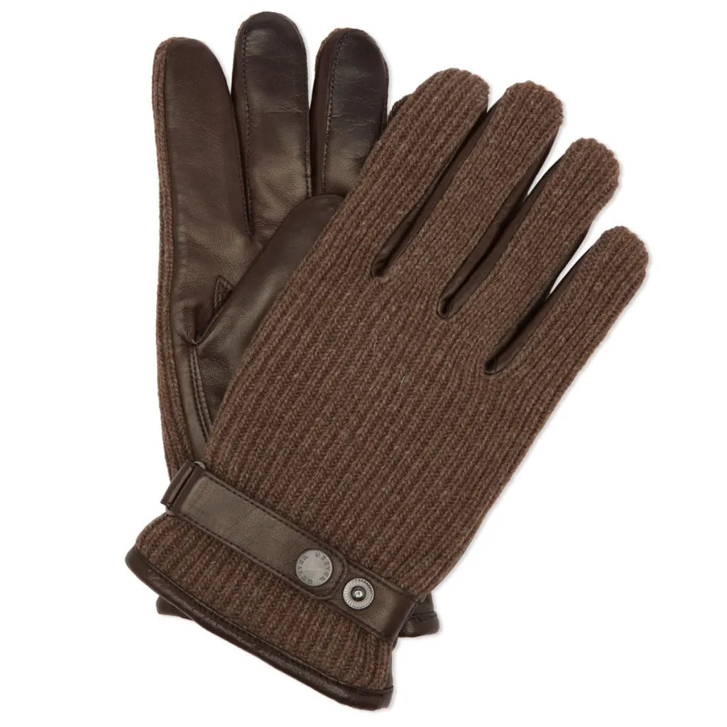 brown gloves