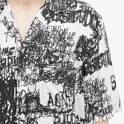Chaos Print Short Sleeve Shirt