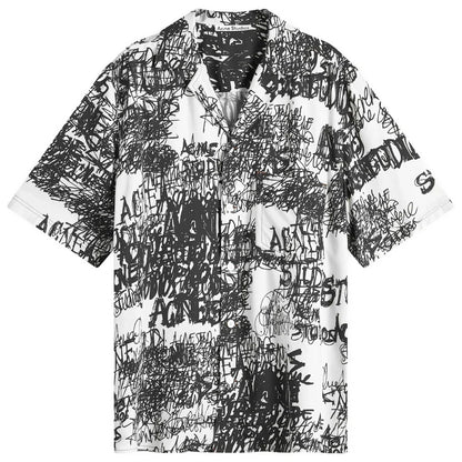 Chaos Print Short Sleeve Shirt