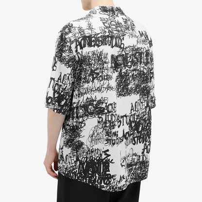 Chaos Print Short Sleeve Shirt
