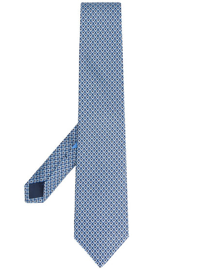 Monogram print tie