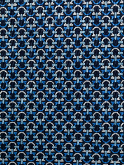 Monogram print tie