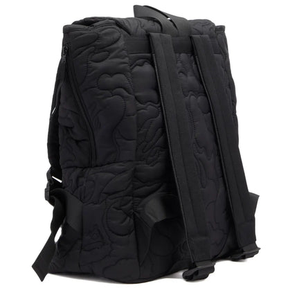 Neon Camo Quilted Backpack
