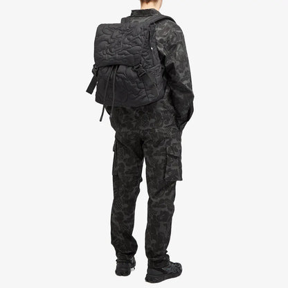 Neon Camo Quilted Backpack