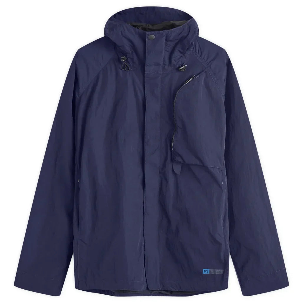 hooded nylon jacket