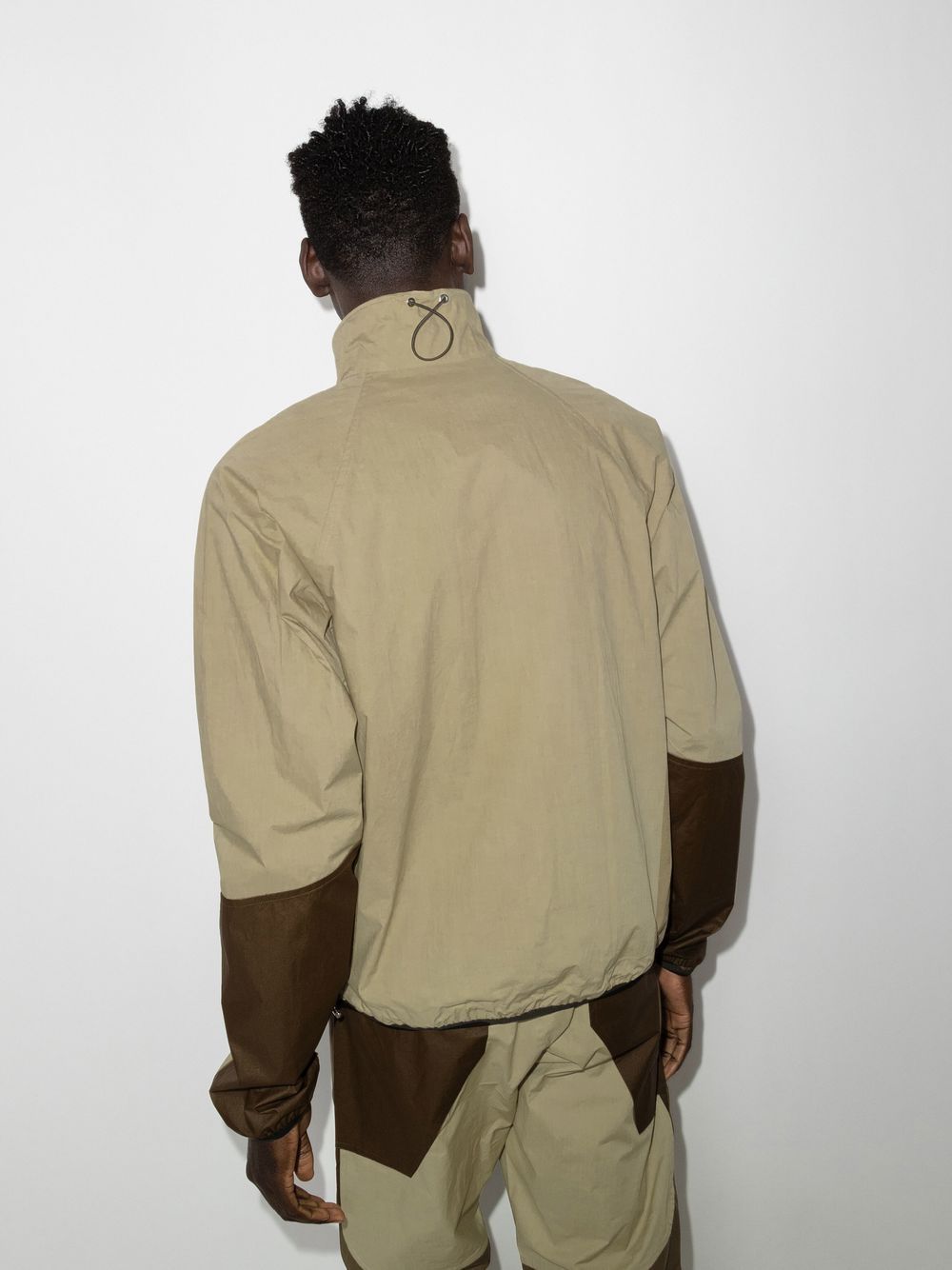 panelled track jacket