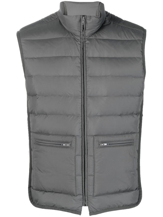 Down-feather padded gilet