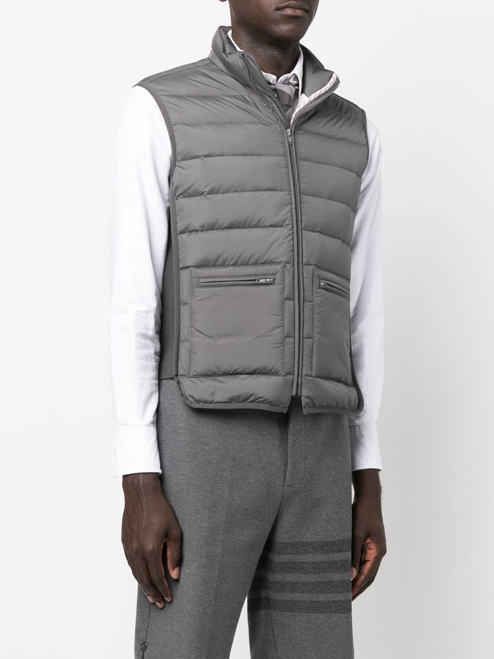 down-feather padded gilet