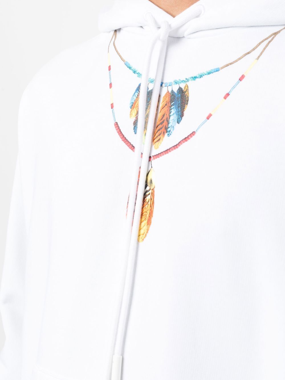 feathers cotton hoodie