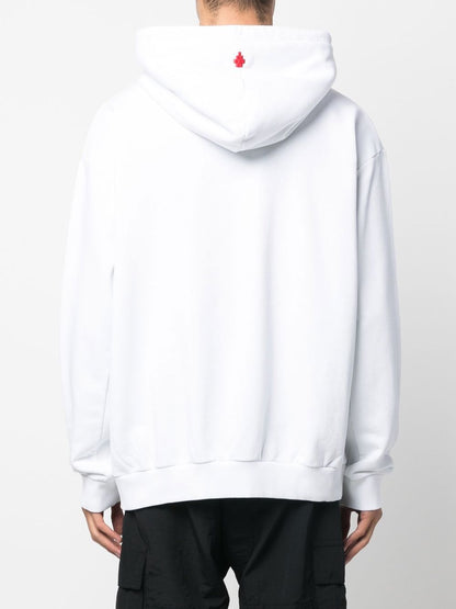 Feathers cotton hoodie