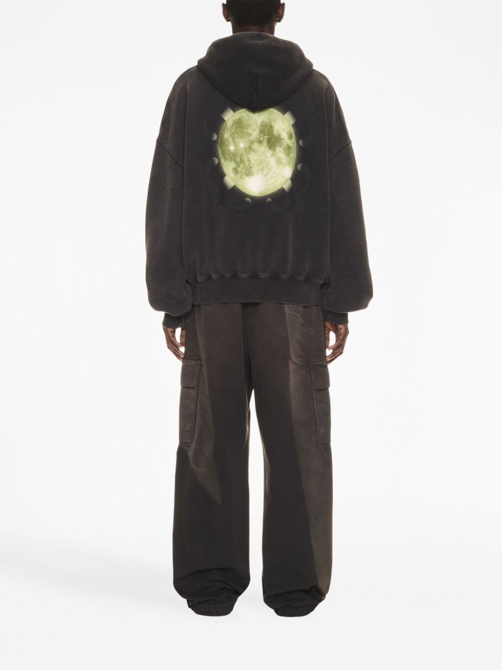 moon cotton hoodie