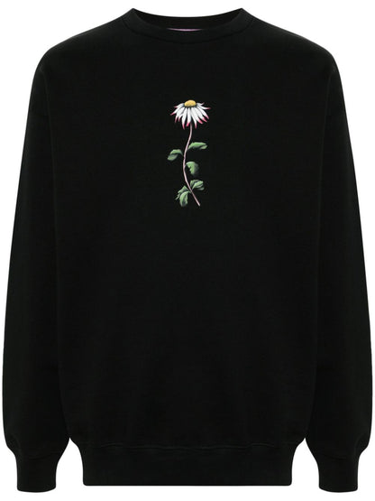 Floral-print sweatshirt