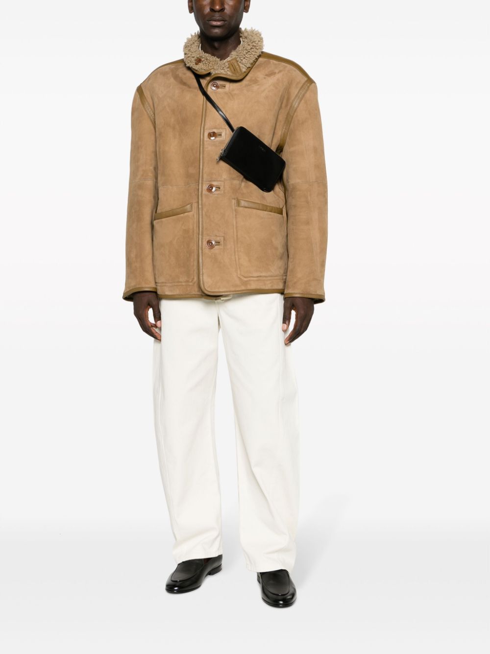 reversible shearling jacket