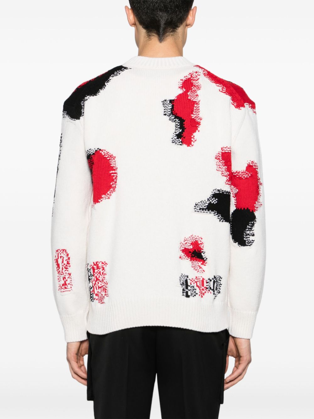 intarsia-knit jumper