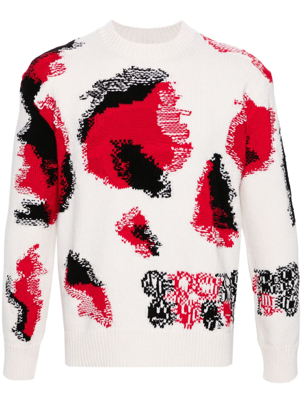 intarsia-knit jumper