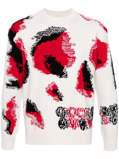 intarsia-knit jumper