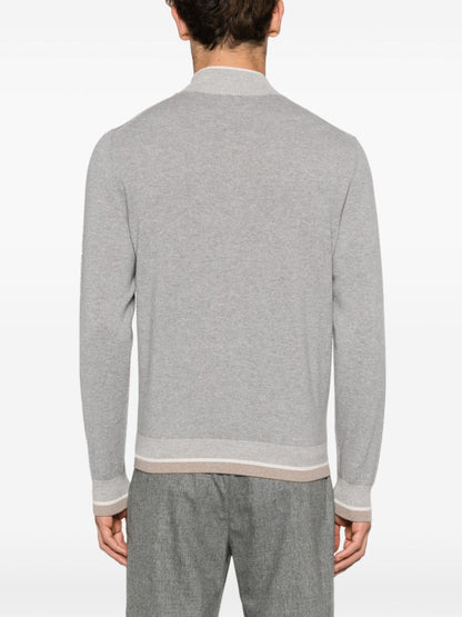 Fine-knit cardigan