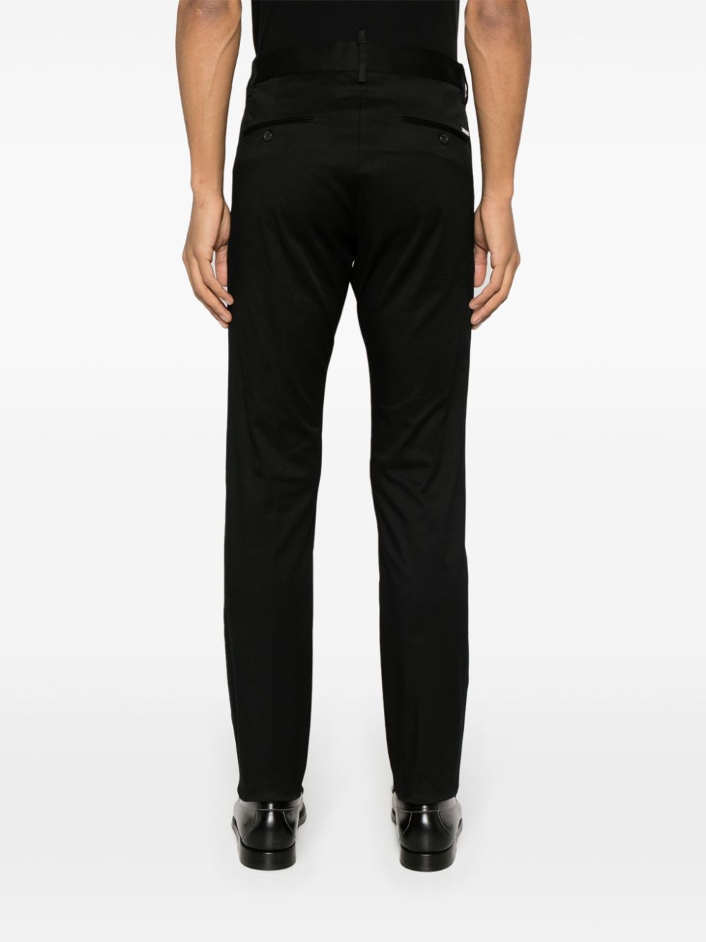 cotton tapered trousers