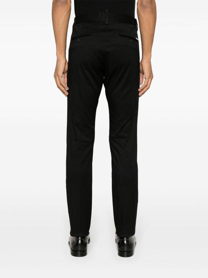 Cotton tapered trousers