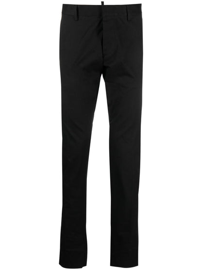 Cotton tapered trousers