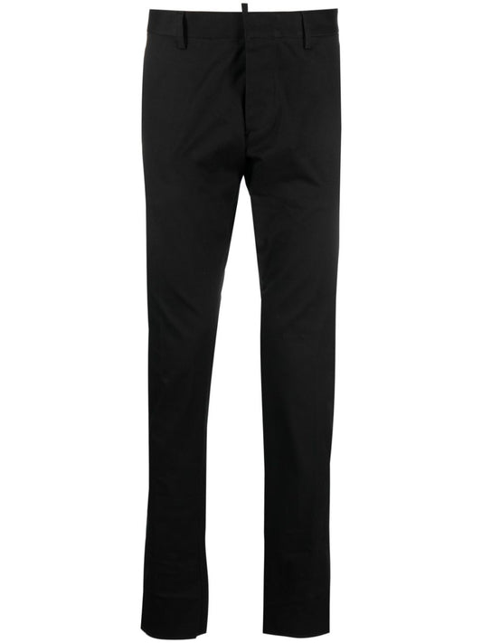 Cotton tapered trousers