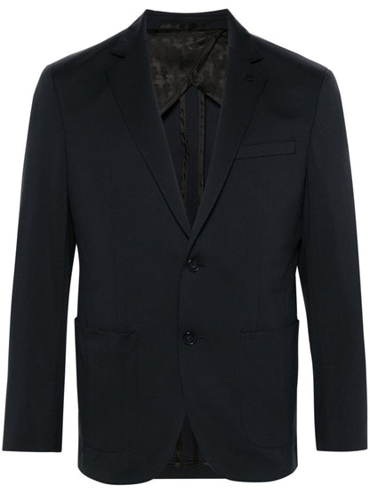 Single-breasted jersey blazer