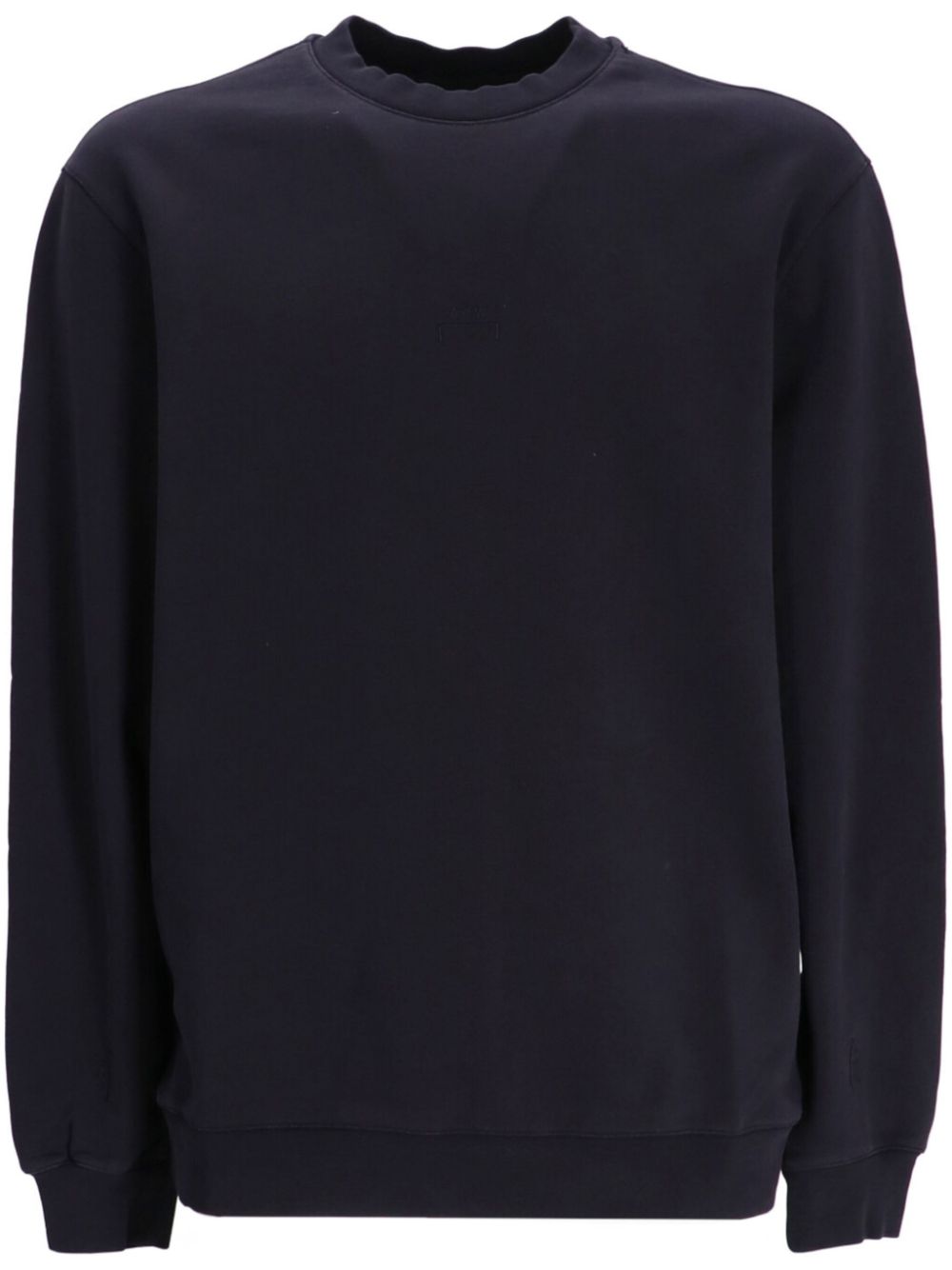 crew-neck cotton sweatshirt
