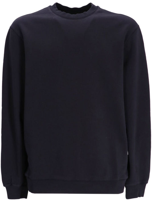 Crew-neck cotton sweatshirt