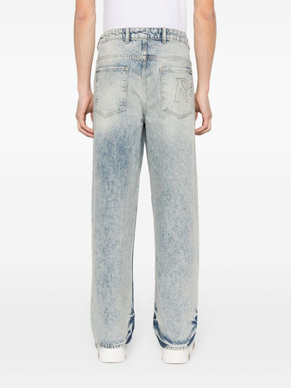 Straight-leg jeans