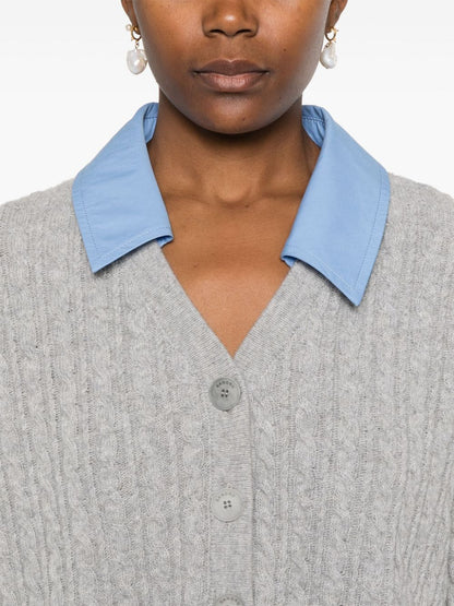 Layered cardigan