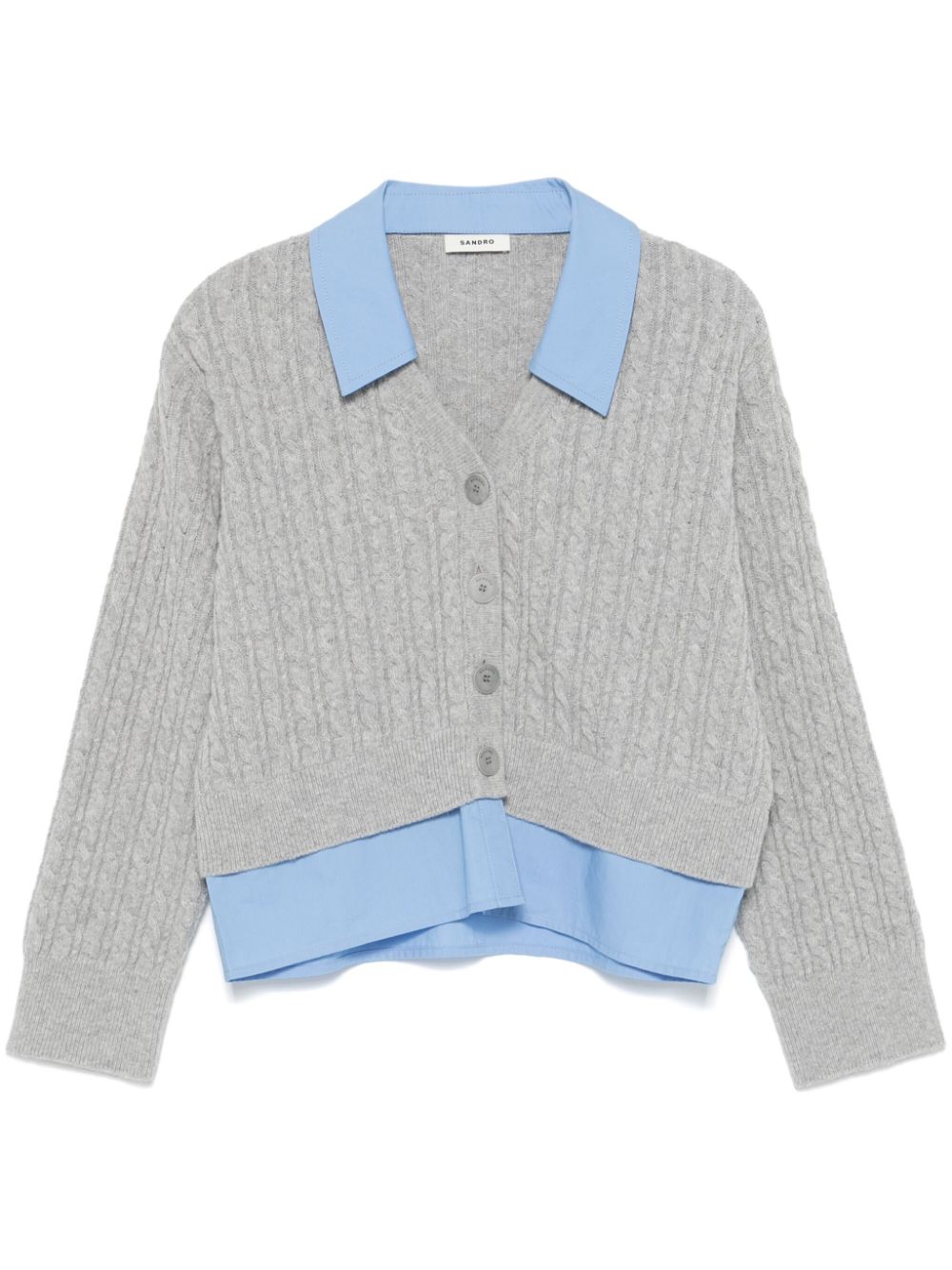 layered cardigan