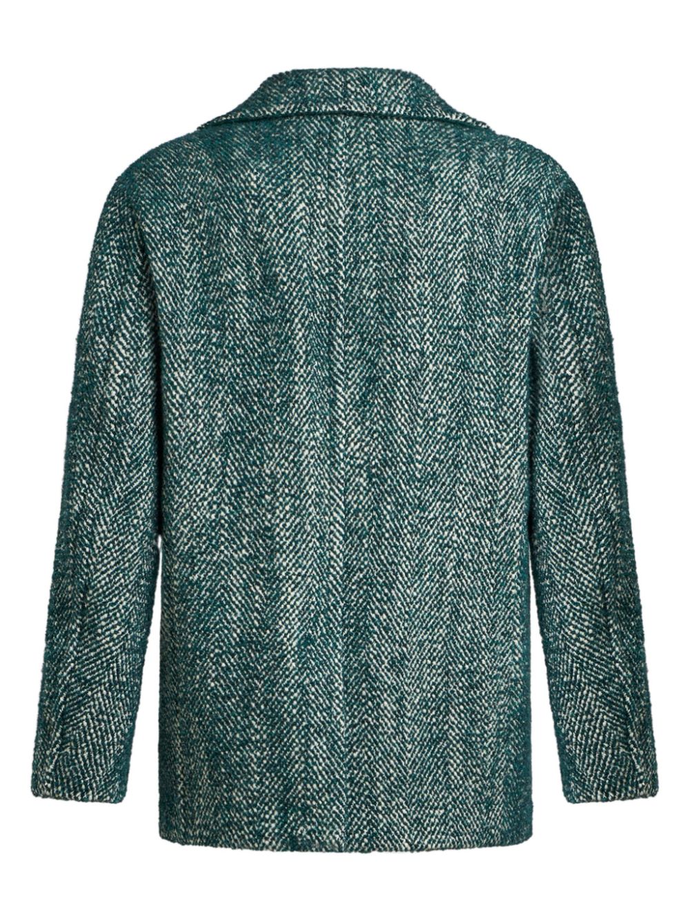 double-breasted peacoat