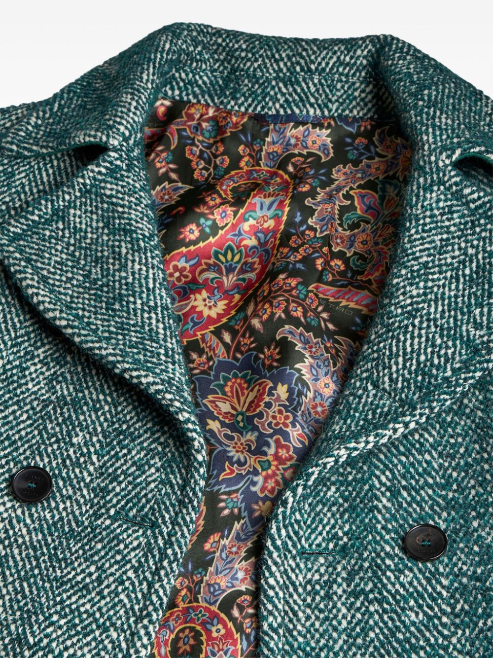 double-breasted peacoat