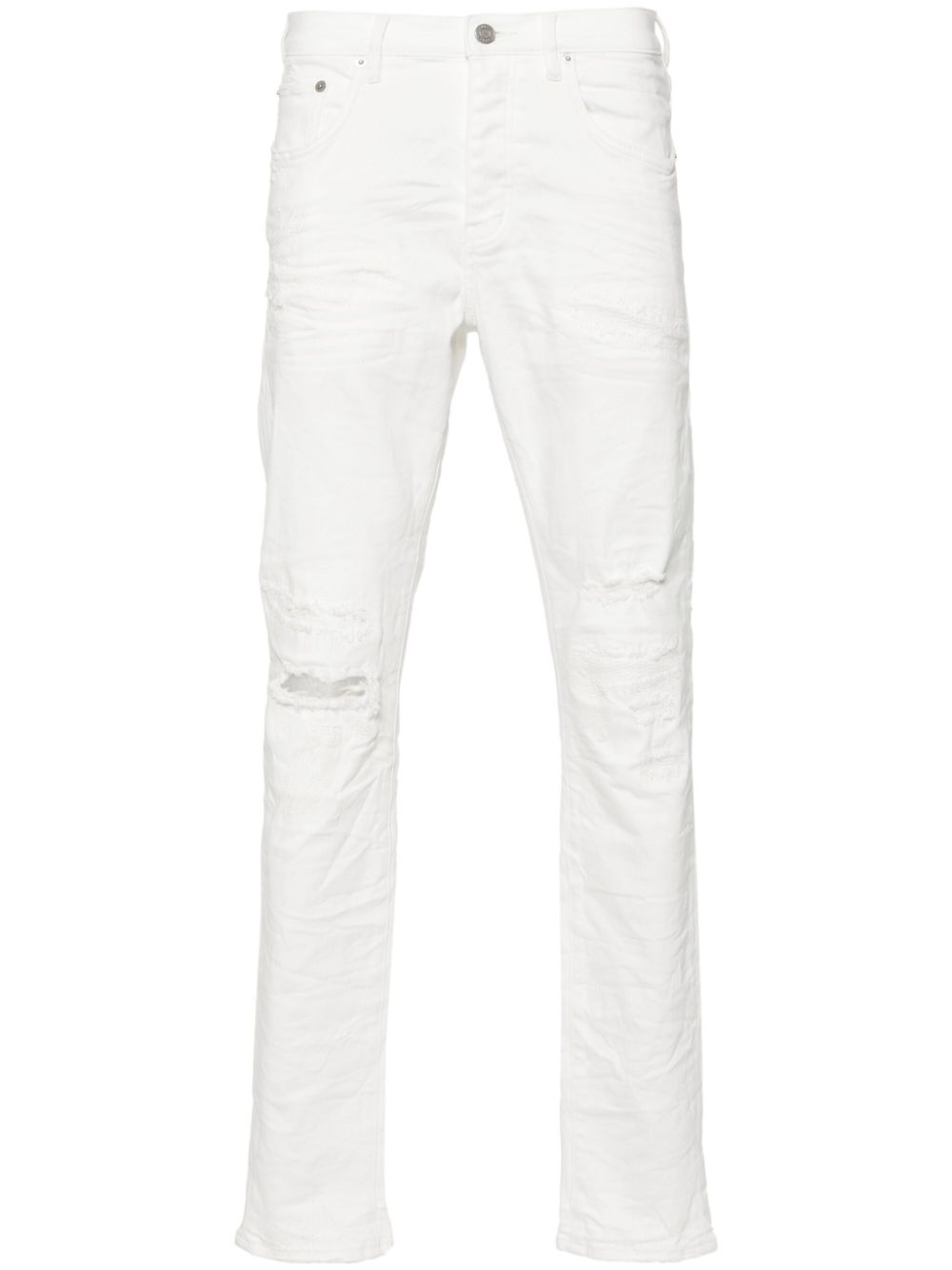 distressed skinny jeans