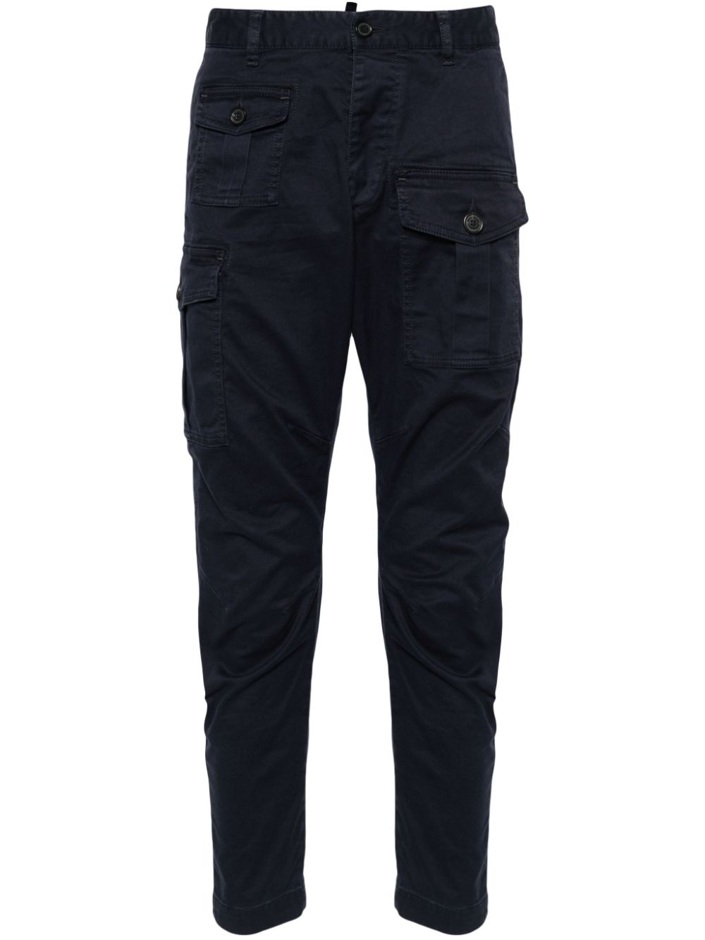 mid-rise cargo trousers