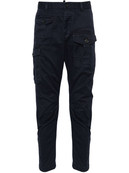 Mid-rise cargo trousers