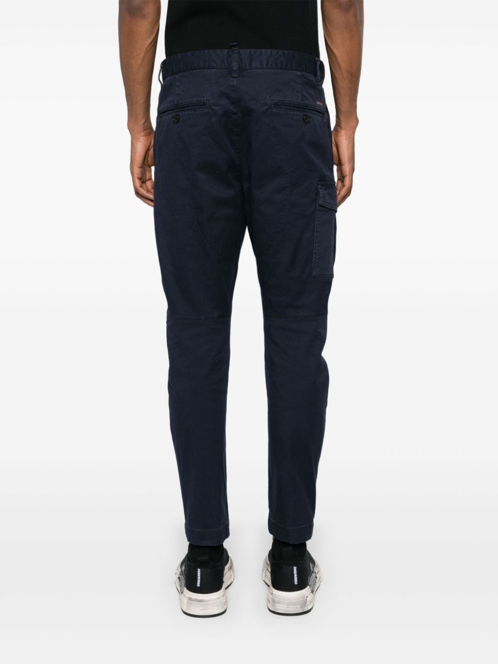 mid-rise cargo trousers