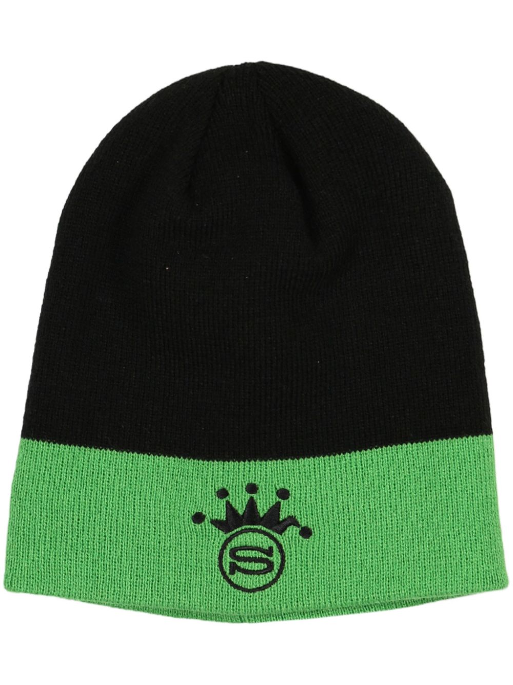 logo-embroidered beanie