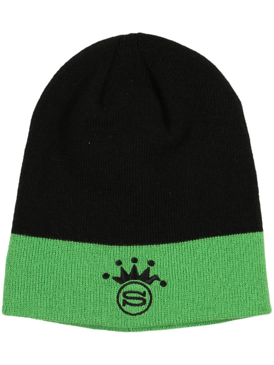 Logo-embroidered beanie