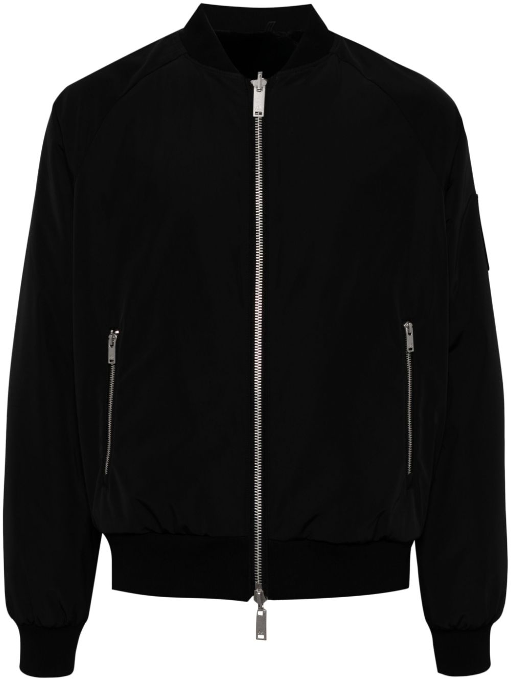zip-up bomber jacket
