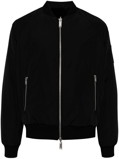 Zip-up bomber jacket