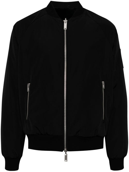 Zip-up bomber jacket