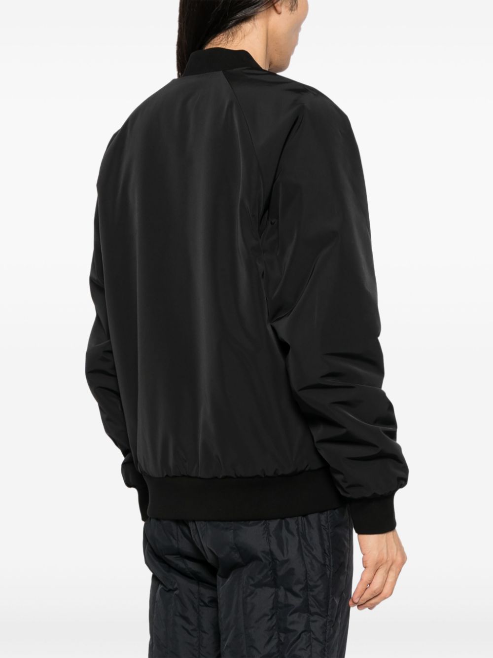 zip-up bomber jacket