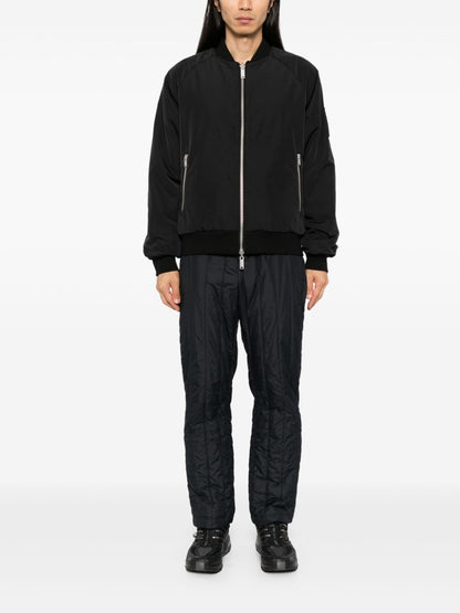 Zip-up bomber jacket